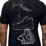 Jordan T-shirt shoes logo