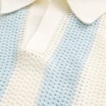 Boxy Short-Sleeve Soccer Sweater Polo