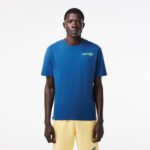 Lacoste Washed Effect Ombré Lacoste Print T-shirt - Image 7