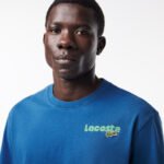 Lacoste Washed Effect Ombré Lacoste Print T-shirt - Image 6