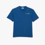 Lacoste Washed Effect Ombré Lacoste Print T-shirt - Image 4