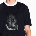 A/X Anchor-Print Cotton T-Shirt