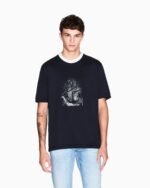 A/X Anchor-Print Cotton T-Shirt - Image 2