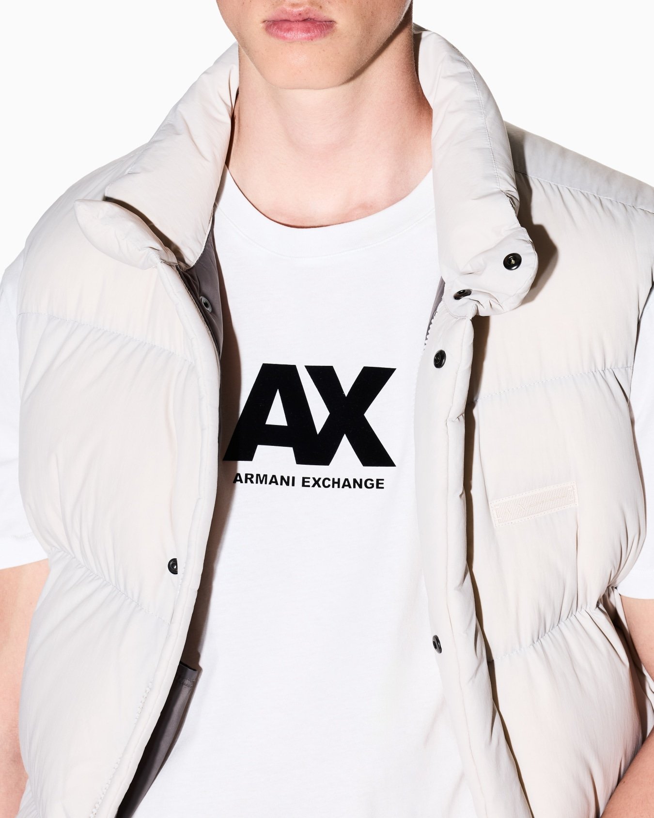 XM001403_AF16432_U0009_A_FW2025 Armani Exchange Regular fit T-shirt with logo - Image 1
