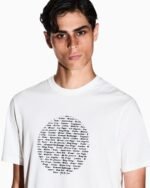 Armani Exchange Slim fit circle print T-shirt