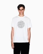 Armani Exchange Slim fit circle print T-shirt - Image 2