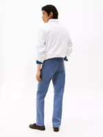 Garment Washed Straight 5-Pocket Pant
