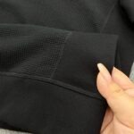 Lacoste Black Waffle Knit Tee